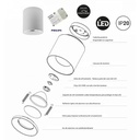 SARA" ceiling light 40W Driver PHILIPS