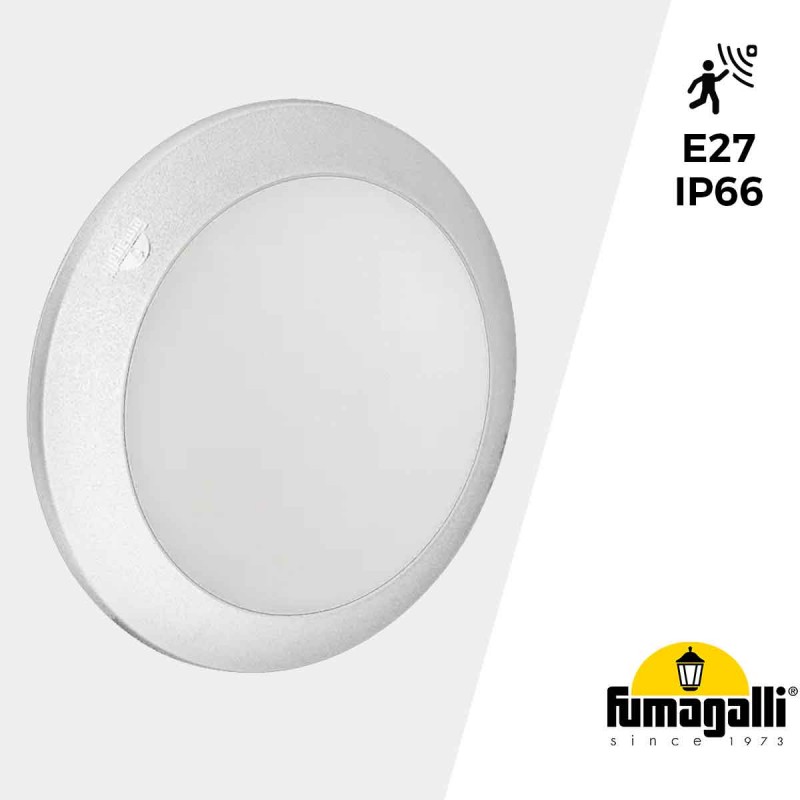 Wall or ceiling light with sensor FUMAGALLI BERTA E27