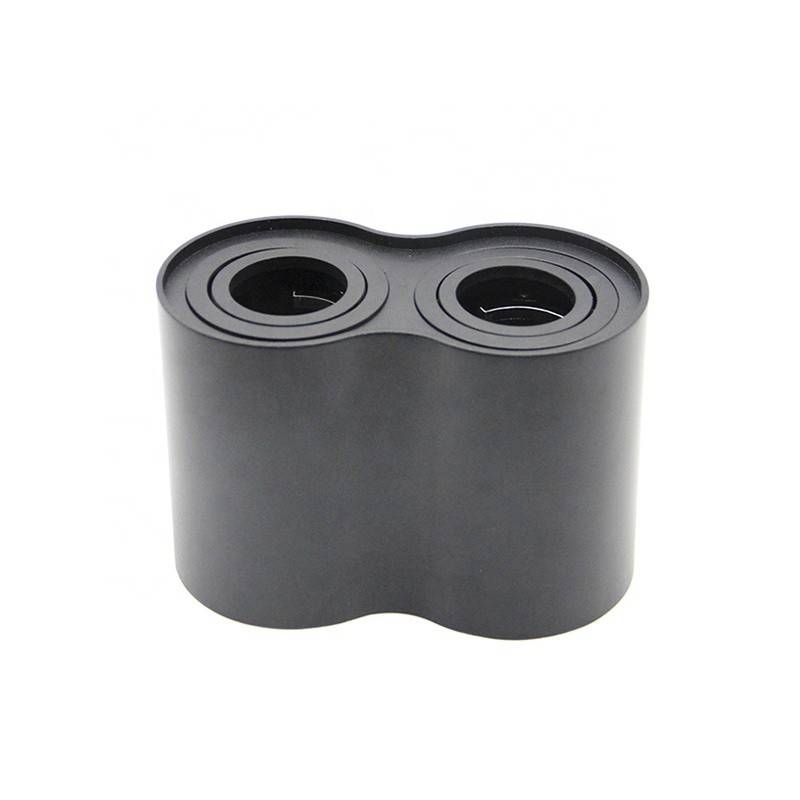 Double aluminum ceiling light "TUB" - Adjustable - 2xGU10
