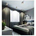 Double aluminum ceiling light "TUB" - Adjustable - 2xGU10