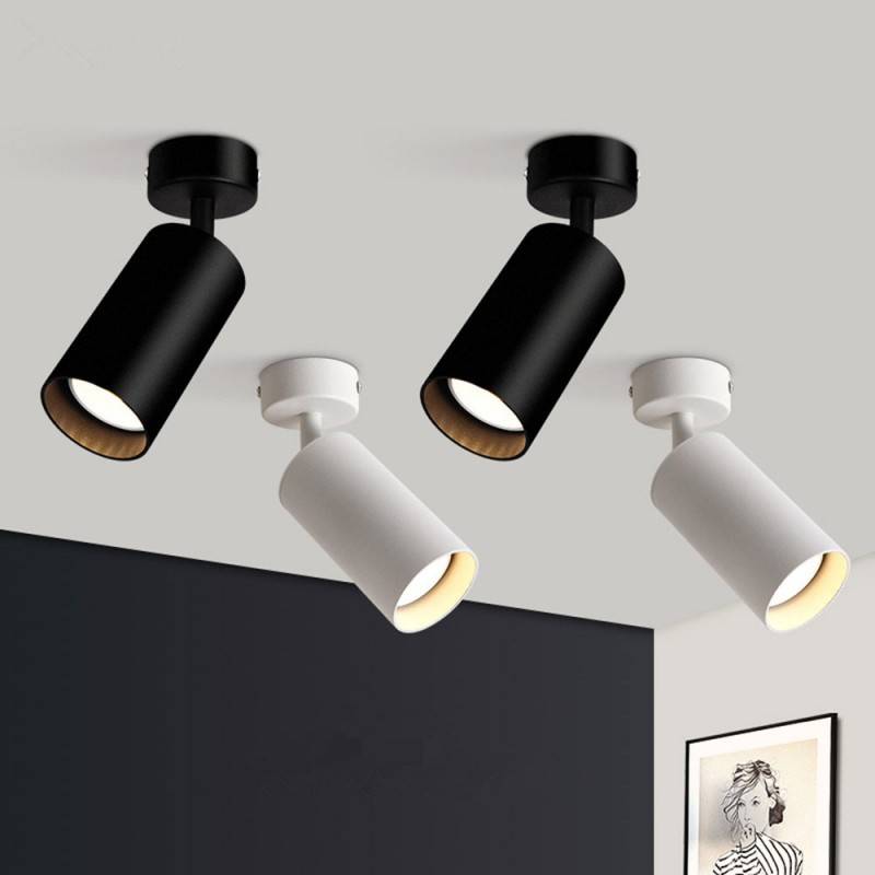 Wall and ceiling light for GU10 bulb, 360º adjustable