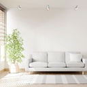 Wall and ceiling light for GU10 bulb, 360º adjustable