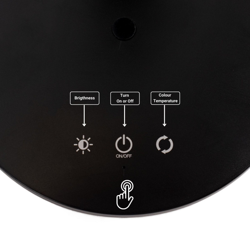 LED Desk Lamp with USB - Dimmable - CCT - 4W