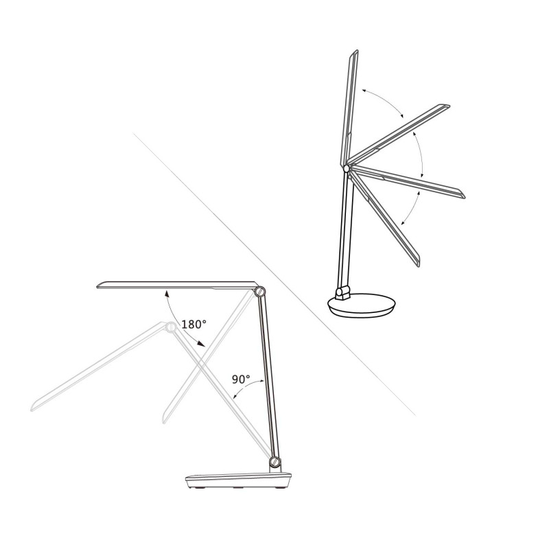 LED Desk Lamp with USB - Dimmable - CCT - 4W
