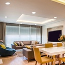 LED downlight plate 12W circular recessed Cut Ø155mm