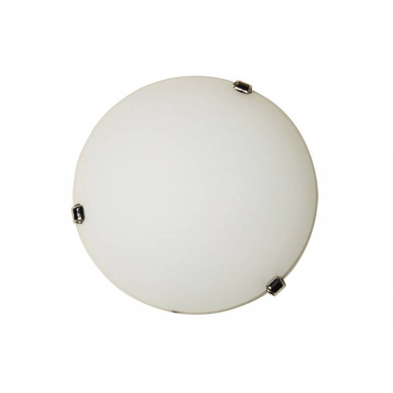 Classic glass ceiling lamp Ø400mm VETRO "Luna Piena" 2xE27