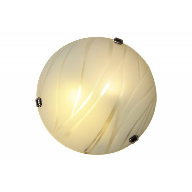 Ceiling wall lamp Ø400mm VETRO "Luna Piena" 2xE27