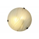 Ceiling wall lamp Ø400mm VETRO "Luna Piena" 2xE27