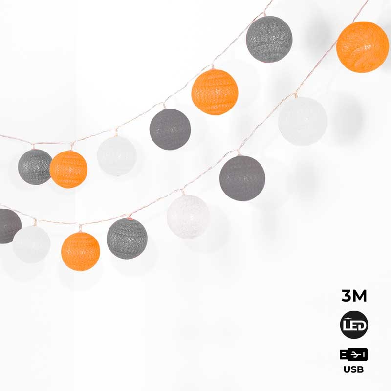 Decorative USB LED light garlands