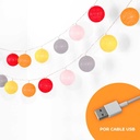 Decorative USB LED light garlands