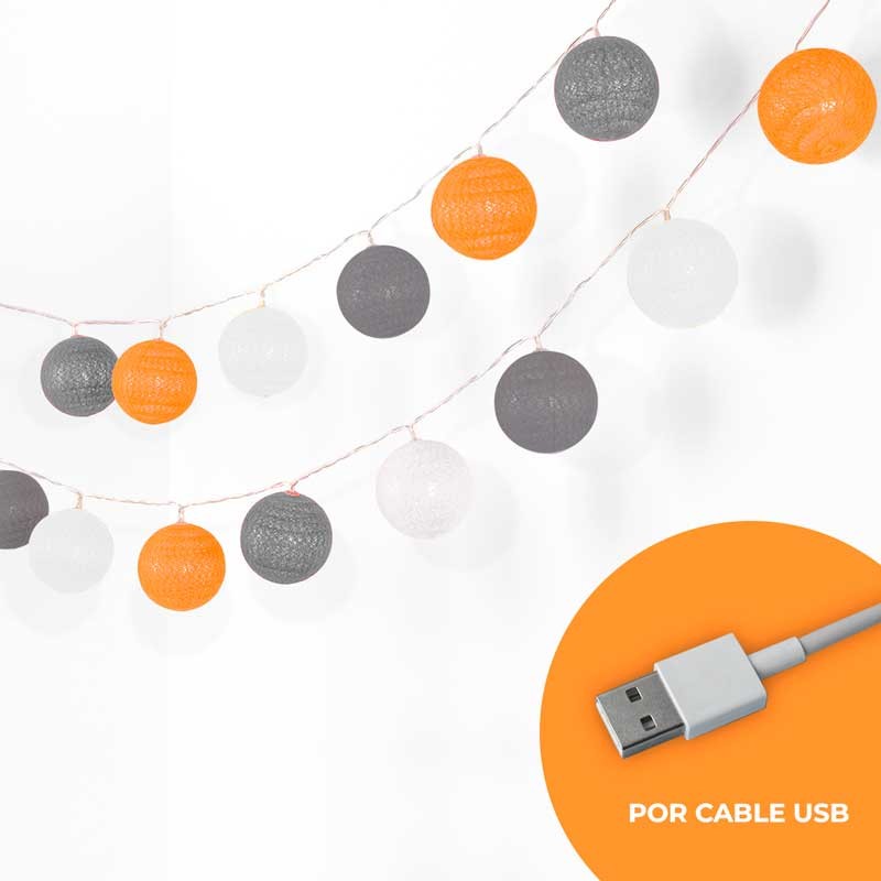 Decorative USB LED light garlands
