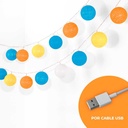 Decorative USB LED light garlands