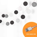 Decorative USB LED light garlands