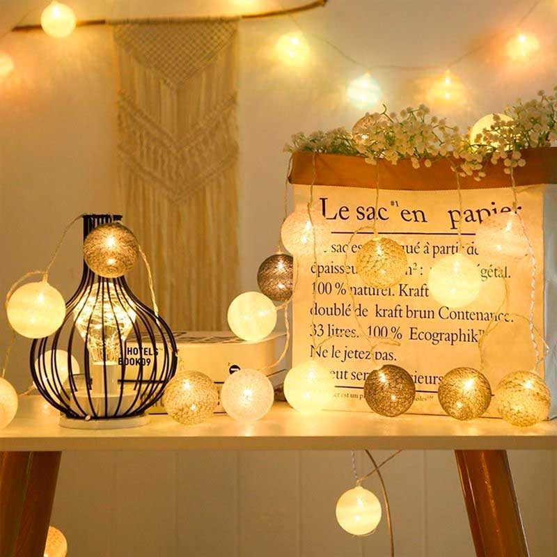Decorative USB LED light garlands