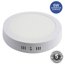 Circular LED ceiling light - 6W - Ø11.5cm - 365lm