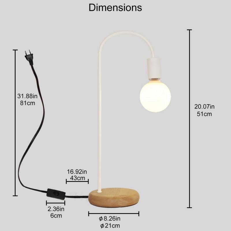 Nordic table lamp "FINNA" - E27