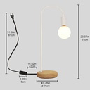 Nordic table lamp "FINNA" - E27