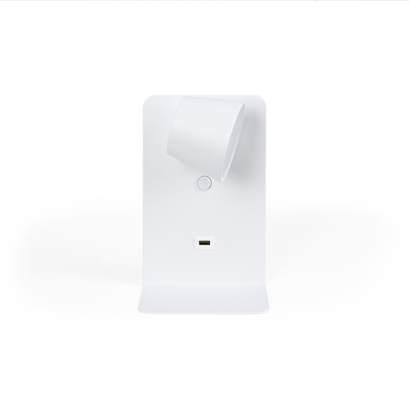 Wall reading lamp with USB port "BASKOP" - 6W - Vertical design