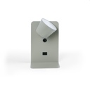 Wall reading lamp with USB port "BASKOP" - 6W - Vertical design