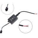 IC Pixel RGB/RGBW LED music controller with remote control - 5-12V DC - 600 pixels