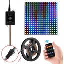 IC Pixel RGB/RGBW LED music controller with remote control - 5-12V DC - 600 pixels