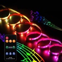 IC Pixel RGB/RGBW LED music controller with remote control - 5-12V DC - 600 pixels