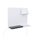Wall light for reading with USB port "BASKOP" - 6W - Right light