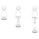 Adjustable LED Ceiling Spotlight - GU10