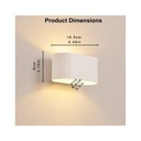 Interior wall sconces "UP and Down" G9