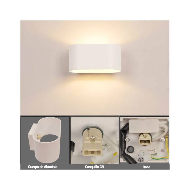 Interior wall sconces "UP and Down" G9