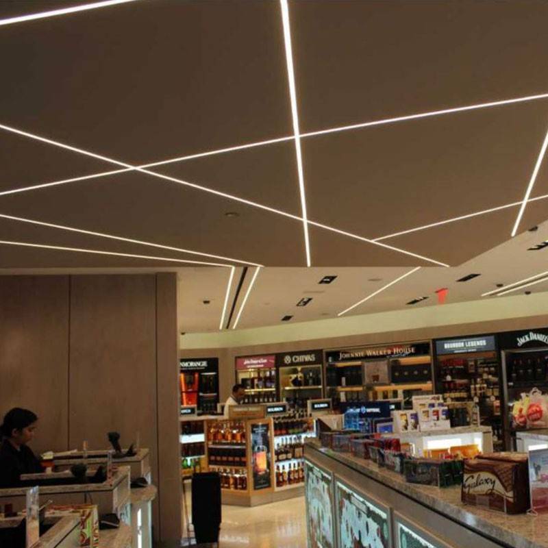 LED strip profile integration / trimless - 18x15mm - With diffuser - 2 meters
