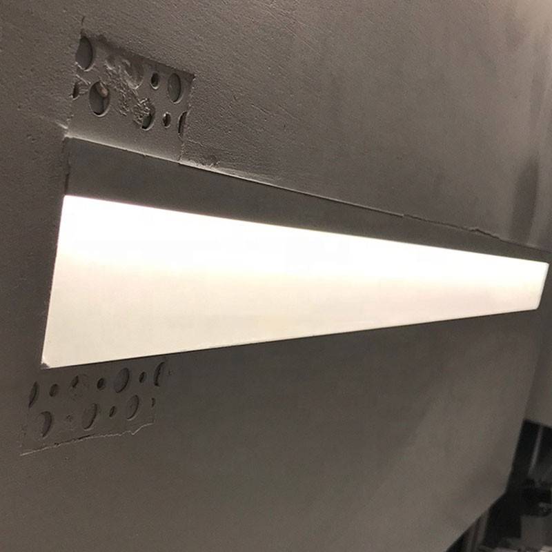 LED strip profile integration / trimless - 18x15mm - With diffuser - 2 meters