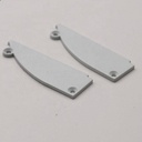 Caps for Aluminum Profile Plaster/Pladur 18.5X15.5