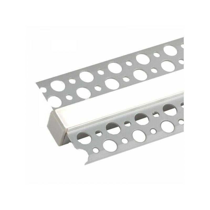 LED strip profile integration / trimless - 13x14mm - With diffuser - 2 meters