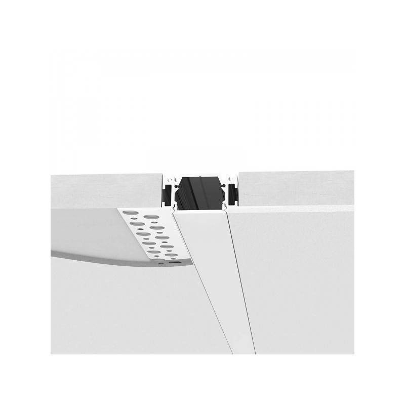 LED strip profile integration / trimless - 13x14mm - With diffuser - 2 meters