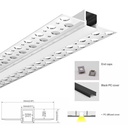 Cover for Aluminum Profile Plaster/Pladur 13x14mm