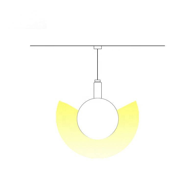 Suspension or Surface LED Strip Profile 23X8mm for LED Strips (2m)