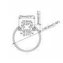 Cover for Aluminum Profile 23X8mm for LED Strips