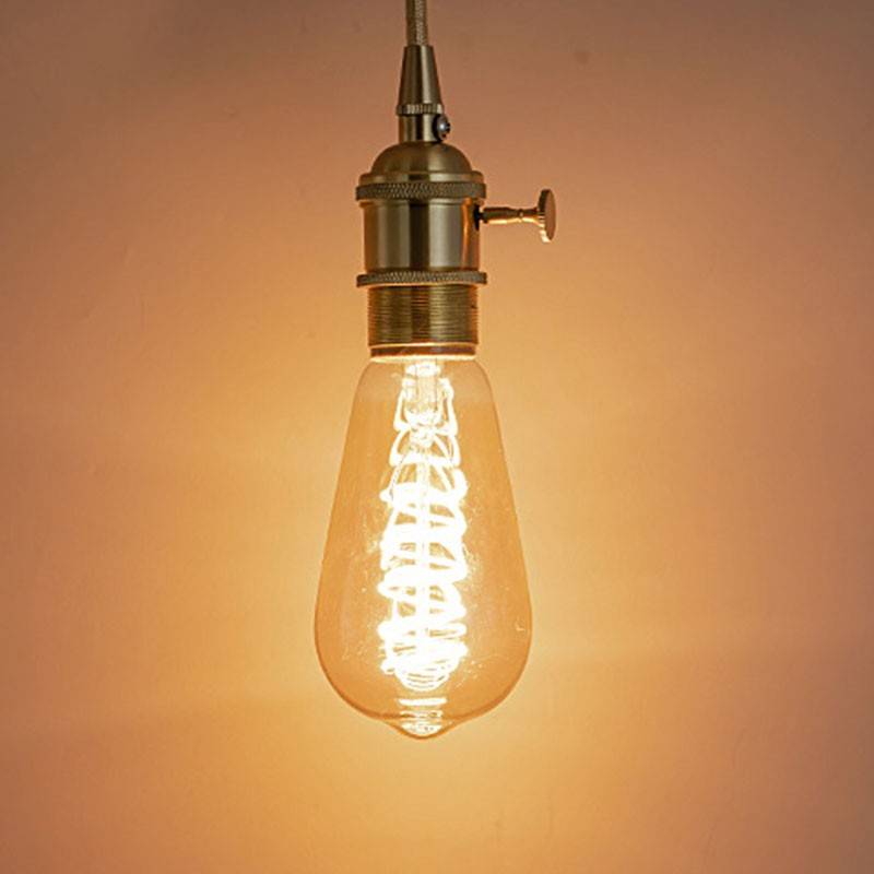 Edison E27 ST64 LED filament bulb - 4W