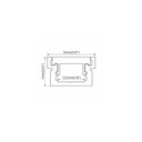 End cap for Aluminum Recessed profile 22x13mm