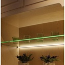 LED strip profile for glass and shelf 25x14mm (2m)