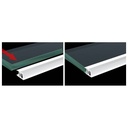 LED strip profile for glass and shelf 25x14mm (2m)