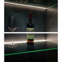 LED strip profile for glass and shelf 25x14mm (2m)