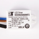 Recessed linear LED downlight - 2W - UGR18 - CRI90 - OSRAM Chip