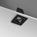 Recessed linear LED downlight - 2W - UGR18 - CRI90 - OSRAM Chip