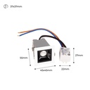 Recessed linear LED downlight - 2W - UGR18 - CRI90 - OSRAM Chip