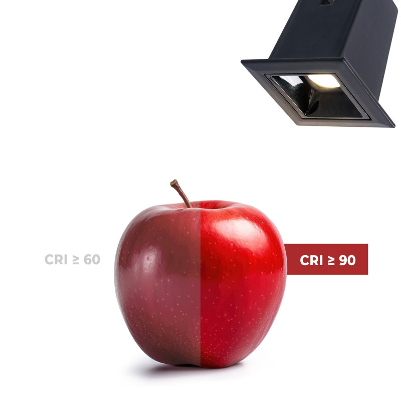 Recessed linear LED downlight - 2W - UGR18 - CRI90 - OSRAM Chip