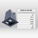 Recessed linear LED downlight - 2W - UGR18 - CRI90 - OSRAM Chip