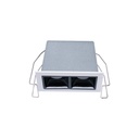 Recessed linear LED downlight 4W - UGR18 - CRI90 - OSRAM Chip