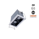Recessed linear LED downlight 4W - UGR18 - CRI90 - OSRAM Chip